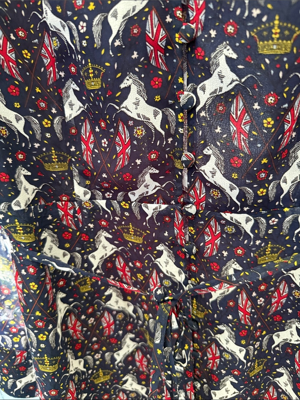 Boden Navy Midi Dress - US 12R - Picture 4 of 5